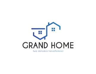 Projekt graficzny logo dla firmy online grand home